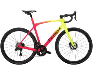 Trek Domane SLR 9 54 Radioactive Coral to Yellow Fade