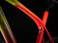 Trek Domane SLR 6 AXS 56 Radioactive Coral to Yellow Fa