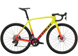 Trek Emonda SLR 6 AXS 54 Radioactive Coral to Yellow Fa