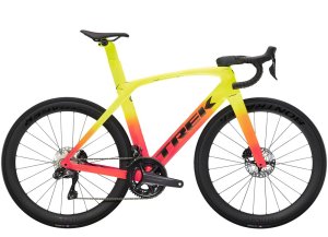 Trek Madone SLR 7 60 Radioactive Coral to Yellow Fade