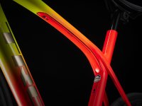 Trek Domane SLR 7 AXS 54 Radioactive Coral to Yellow Fa