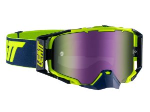 Leatt Velocity 6.5 Iriz Goggle anti fog Mirror lens  unis Ink/Lime