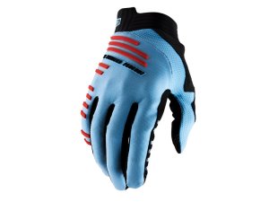 100% R-Core Glove (SP19)  M Light Blue / Fluo Red