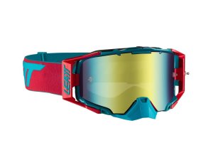 Leatt Velocity 6.5 Iriz Goggle anti fog Mirror lens  unis Red/Teal