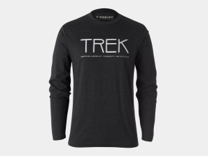 Trek Shirt Trek Stick Logo Tee Langarm M Black