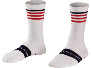 Bontrager Socke Bontrager Race Crew S (35 - 38) White Stripe